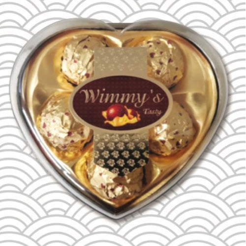 Bombones corazon 5und dorado