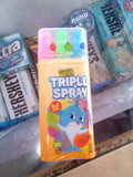 Triple spray