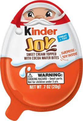 Huevo kinder joy navidad
