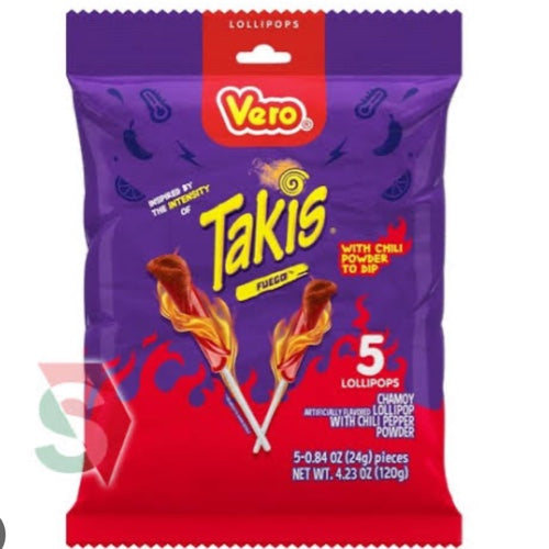 Takis lollipops