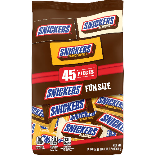 Chocolate Snickers fun size 45 und