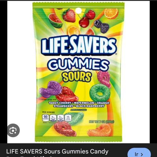 Life savers sour 198gr