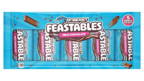 Feastables milk chocolate 5 unid