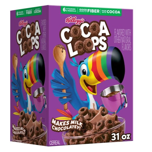 Cereal cocoa loops kellogs 878gr