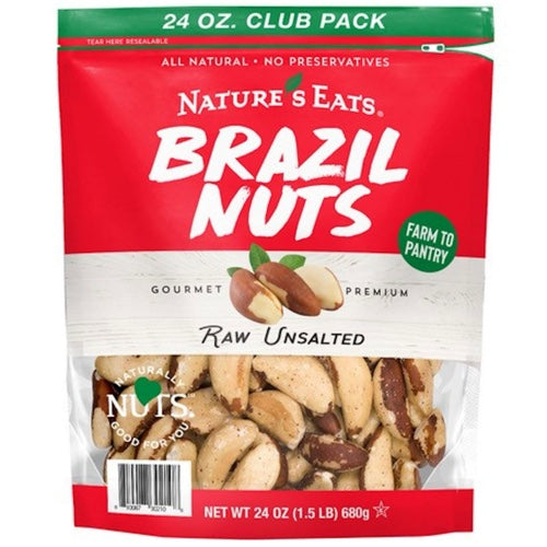 Brazil nuts nueces brasileras nature 680gr