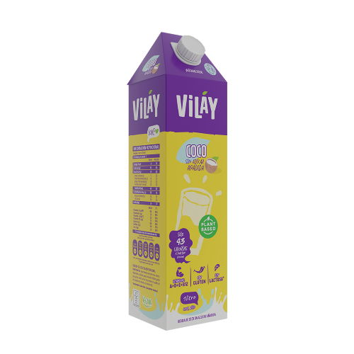 Leche coco sin azucar Vilay 1 l