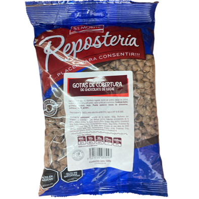 Cobertura gotas chocolate St Moritz 500 gr