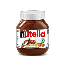 Nutella vidrio europea 750gr