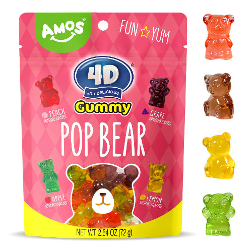 Gomita ositos 4d 72 gr