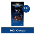 Chocolate ghirardelli 86% cacao 90gr