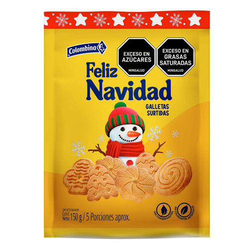 Galletas feliz navidad 150gr