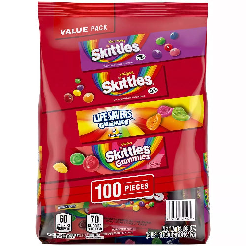 Bolsa skittles variada 100 und 1,675kg