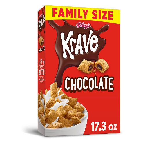 Cereal choco Krave Kelloggs 490 gr