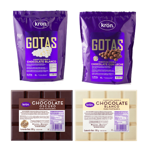 Cobertura chocolate Kron 500 gr