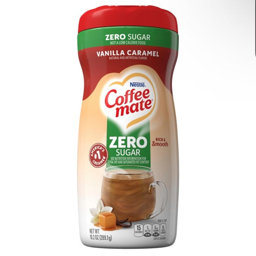 Coffee mate zero sugar caramel 298gr