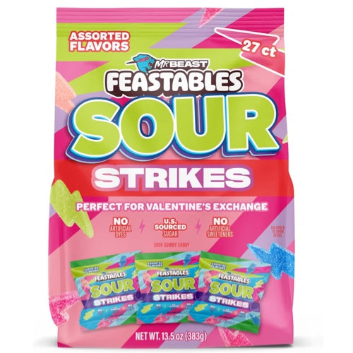 Mr beast gummy strike 27 unid