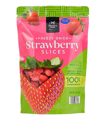 Fresas dried al frio