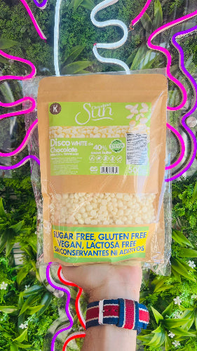 Gotas choco blanco Stevia Sun 500 gr
