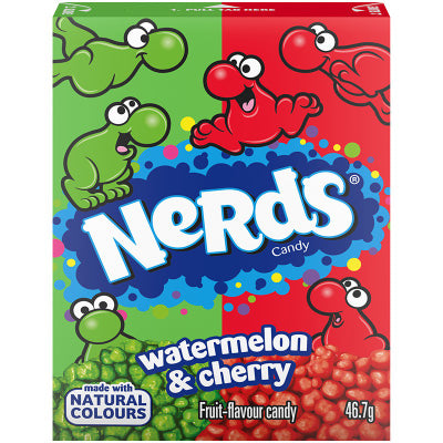 Nerds watermelon y cherry 46gr