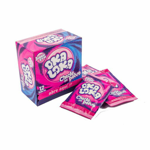 Chicle polvo Oka loka